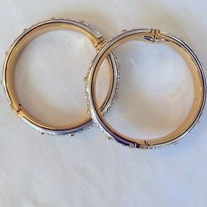 Brighton Two-Toned Aries Hinged Bracelets (Set of 2)